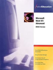 Cover of: Microsoft Word 97 advanced by 
