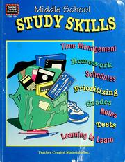 Cover of: Middle school study skills by John Ernst