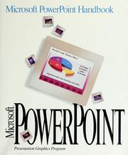 Cover of: Microsoft PowerPoint handbook by Microsoft Corporation