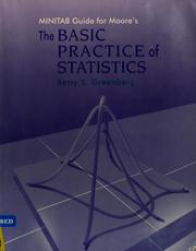 Cover of: Minitab guide for Moore's The basic practice of statistics by Betsy S. Greenberg