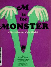Cover of: M is for monster by Price, Roger
