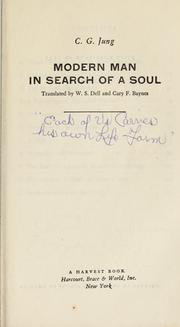 Modern man in search of a soul by Carl Gustav Jung
