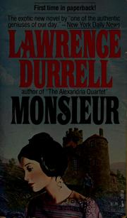 Cover of: Monsieur by Lawrence Durrell