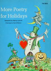 Cover of: More poetry for holidays by Nancy Larrick