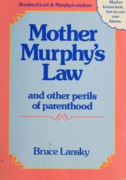 Cover of: Mother murphy's law