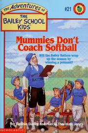 Cover of: Mummies don't coach softball