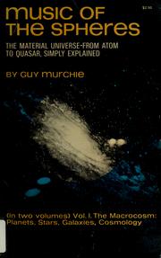 Cover of: Music of the spheres by Murchie, Guy
