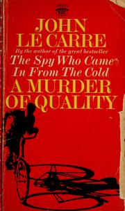 Cover of: A murder of quality by John le Carré