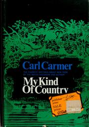 Cover of: My kind of country by Carl Lamson Carmer