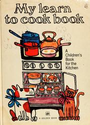 Cover of: My learn to cook book
