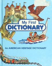 Cover of: My first dictionary