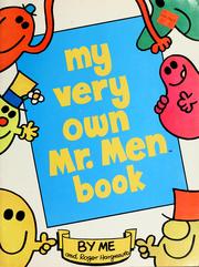 Cover of: My very own Mr Men book