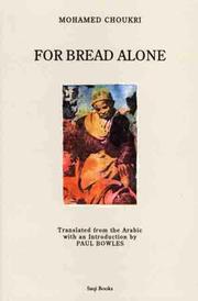 For bread alone