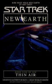 Cover of: Thin Air: New Earth, Book Five: Star Trek #93