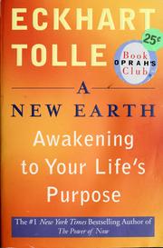 Cover of: A New Earth by Eckhart Tolle.