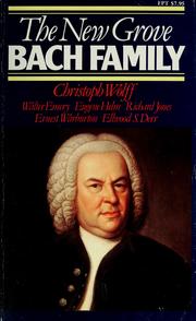 Cover of: The New Grove Bach family