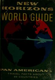 Cover of: New Horizons world guide: Pan American's travel facts about 89 countries.