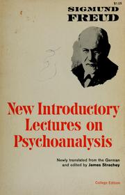 Cover of: New introductory lectures on psychoanalysis.