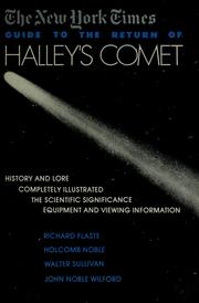 Cover of: The New York times guide to the return of Halley's comet