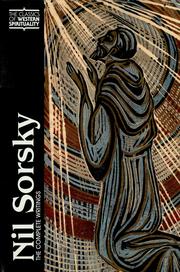 Nil Sorsky, the complete writings by Nil Sorskii, Saint