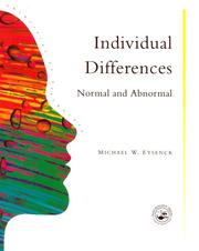 Individual differences : normal and abnormal