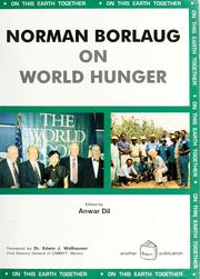 Cover of: Norman Borlaug on world hunger