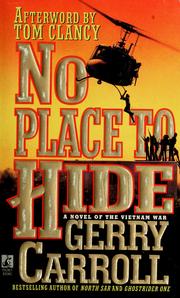 Cover of: No place to hide by Gerry Carroll