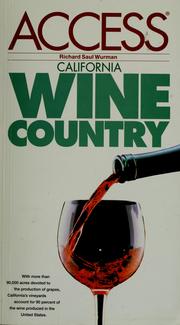 Cover of: Northern California wine country access.