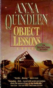 Cover of: Object lessons
