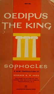 Cover of: Oedipus the King by Sophocles