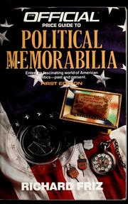 Cover of: The official price guide to political memorabilia