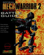 Cover of: Official mech warrior 2 by Blaine Pardoe