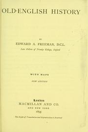 Cover of: Old-English history