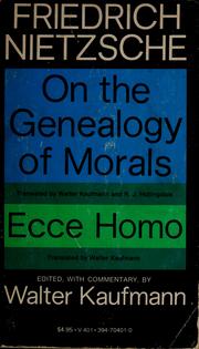 Cover of: On the genealogy of morals. by Friedrich Nietzsche