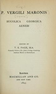 Cover of: [Opera]: Bucolica, Georgica, Aeneis