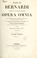 Cover of: Opera omnia, post horstium denuo recognita, repurgata, et in meliorem digesta ordinem