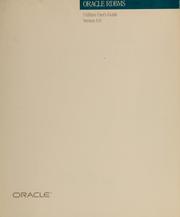 Cover of: ORACLE utilities user's guide by contributing authors Shelly Dimmick, Rita Moran, Tom Portfolio ; contributors: Dennis Cochran ... [et al.]