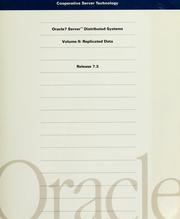 Cover of: Oracle7 Server distributed systems, Volume II : replicated systems by Maria Pratt