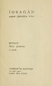Cover of: Íosagán. by Pádraic H. Pearse