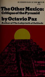 Cover of: The other Mexico: critique of the pyramid.