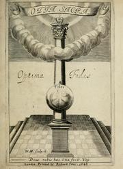 Cover of: Otia sacra: optima fides