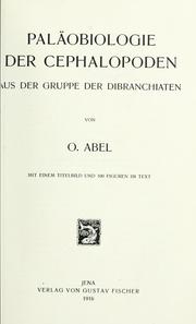 Cover of: Paläobiologie der Cephalopoden aus der Gruppe der Dibranchiaten