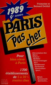 Cover of: Paris pas cher by Françoise Delthil