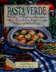 Cover of: Pasta verde