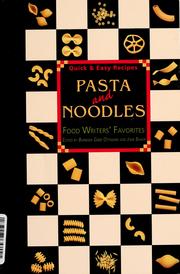 Cover of: Pasta and noodles: food writers' favorites