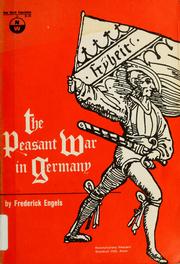 Cover of: The peasant war in Germany. by Friedrich Engels