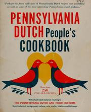 Cover of: Pennsylvania Dutch people's cookbook