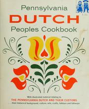 Cover of: The Pennsylvania Dutch peoples cookbook