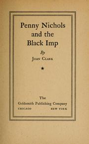 Cover of: Penny Nichols and the Black Imp by Mildred Augustine Wirt Benson