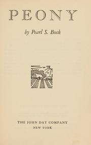 Cover of: Peony by Pearl S. Buck
